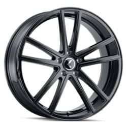 Kraze KR190 Lusso 17x8 5x120 38 ET 74.1 CB Black Machined