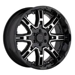 Level 8 Slingshot 16x8.5 6x135 10 ET 87.1 CB Gloss Black W/Machined Face