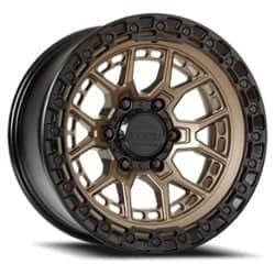 Lock Off-Road Commando 17x9 6x135 -12 ET 87.1 CB Matte Bronze with Matte Black Ring