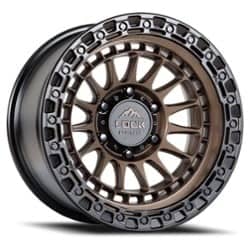 Lock Off-Road Mojave 17x9 8x180 -12 ET 124.3 CB Matte Bronze with Matte Black Ring