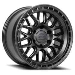 Lock Off-Road Onyx 17x9 6x139.7 -12 ET 106.2 CB Matte Black with Matte Black Ring