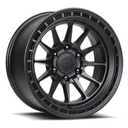 Lock Off-Road Baja 17x9 6x135 -12 ET 87.1 CB Matte Black w/Matte Black Ring