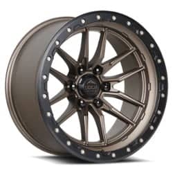 Lock Off-Road Krawler 22x10 8x165.1 -18 ET 125.2 CB Matte Bronze w/ Matte Black Ring