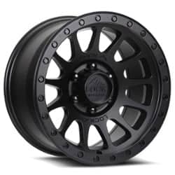 Lock Off-Road Yosemite 20x10 8x170 -18 ET 125.2 CB Matte Black w/Matte Black Ring