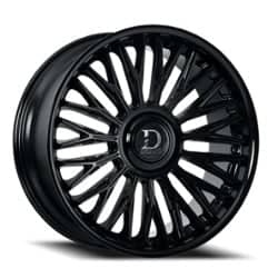 Dolce Lusso 22x9.5 6x139.7 18 ET 66.6 CB Gloss Black