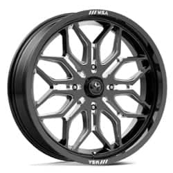 MSA Offroad M47 Sniper 24x7 4x156 10 ET 115.1 CB Gloss Black Milled