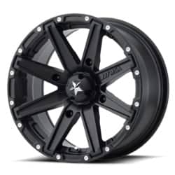 MSA Offroad M33 Clutch 12x7 4x156 10 ET 132 CB Satin Black