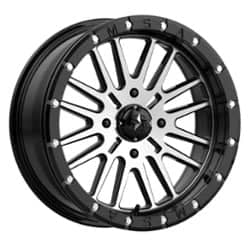 MSA Offroad M37 Brute Beadlock 16x7 4x137 10 ET 112 CB Gloss Black Machined