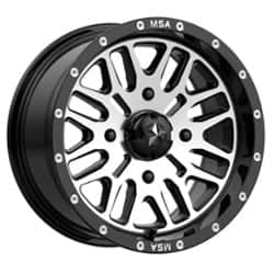 MSA Offroad M38 Brute 14x7 4x137 10 ET 112 CB Gloss Black Machined