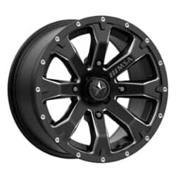 MSA Offroad M42 Bounty 14x7 4x137 10 ET 112 CB Satin Black Milled