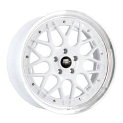 MST MT03 19x8.5 5x114.3 35 ET 73.1 CB White w/Machined Lip