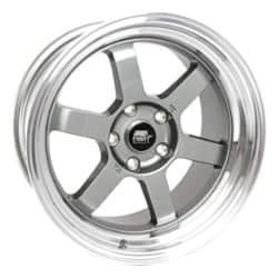MST Time Attack 17x9 5x114.3 20 ET 73.1 CB Gunmetal w/Machined Lip