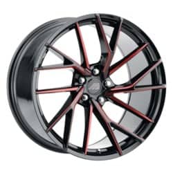 Mach MF.4 Gloss Black / Red Mill Machined / Undercut