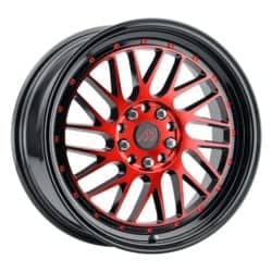 Mach MP.42 Gloss Black / Red Face / Red Rivets