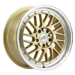 Mach MP.42 Gloss Gold / Machined Lip / Chrome Rivets
