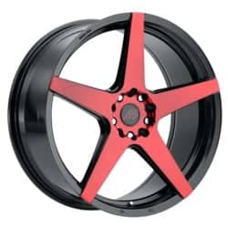 Mach MP.52 Gloss Black / Red Machined Face