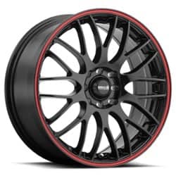 Maxxim Maze 17x7 5x110/5x115 40 ET 73.1 CB Black/Red Stripe