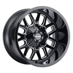 Mayhem 8107 Cogent 22x10 6x135/6x139.7 -19 ET 106 CB Gloss Black Milled Spokes