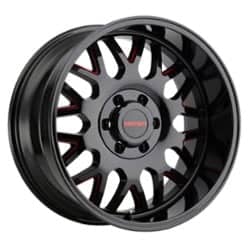 Mayhem 8110 Tripwire 20x9 8x170 0 ET 130.8 CB Black w/Prism Red