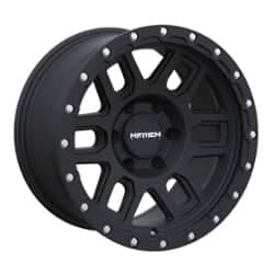 Mayhem 8304 Delta 17x9 6x139.7 0 ET 106 CB Matte Black with Matte Black Lip