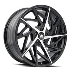 Mazzi Freestyle 377 20x8.5 5x120 35 ET 74.1 CB Black Machined