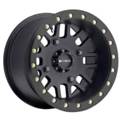 Method 406 UTV Beadlock 12x8 4x156 -2 ET 132 CB Matte Black