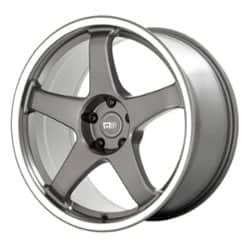 Motegi MR151 CS5 18x9.5 5x100 40 ET 56.1 CB Gunmetal with Machined Lip
