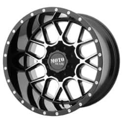Moto Metal MO986 Siege 22x10 6x135/6x139.7 -18 ET 106.3 CB Gloss Black Machined