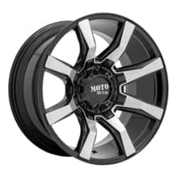 Moto Metal MO804 Spider 22x10 8x180 -18 ET 124.2 CB Gloss Black Machined