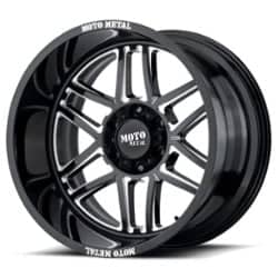 Moto Metal MO992 Folsom 20x10 6x135 -18 ET 87.1 CB Gloss Black Milled