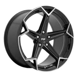Niche Arrow M259 20x10.5 5x112 27 ET 66.5 CB Gloss Black with Brushed Face