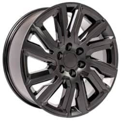 OE Replica Wheels CV39 22x9 6x139.7 28 ET 78.1 CB Satin Black with Gloss Black