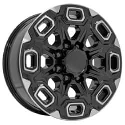 OE Replica Wheels CV64B 20x8.5 8x180 47 ET 124.1 CB Black Machined