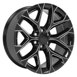 OE Replica Wheels CV98 26x10 6x139.7 24 ET 78.1 CB Black Milled