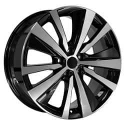 OE Replica Wheels NS29 19x8 5x114.3 55 ET 66.1 CB Black Machined