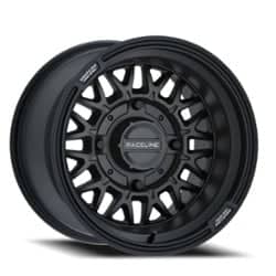Raceline Omega 15x7 4x137 10 ET Satin Black