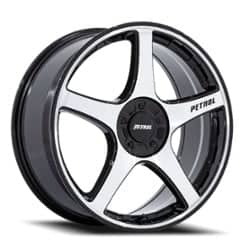 Petrol P2E 17x8 5x100 35 ET 72.56 CB Gloss Black