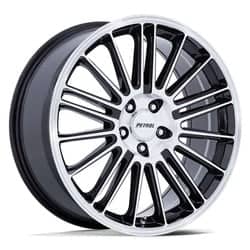 Petrol P1D 17x8 5x114.3 40 ET 76.1 CB Gloss Black w/Machined Face