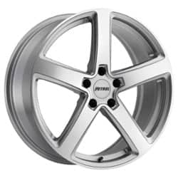 Petrol P2A 18x8 5x120 35 ET 76.1 CB Silver w/Machine Cut Face