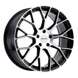 Petrol P2B 17x8 5x114.3 40 ET 76.1 CB Gloss Black W/Machine Face