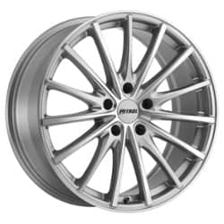 Petrol P3A 17x8 5x114.3 40 ET 76.1 CB Silver w/Machine Cut Face