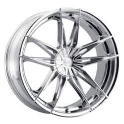 Prive Lux PL4 22x9 Blank 5 Lug 38 ET 74.1 CB Chrome