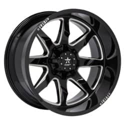 RBP Wheel 01R Saharan II 22x12 Blank 8 Lug -51 ET 113 CB Black Milled