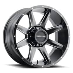 Raceline 954M Stryker 22x10 8x170 -19 ET 125.2 CB Satin Black Milled