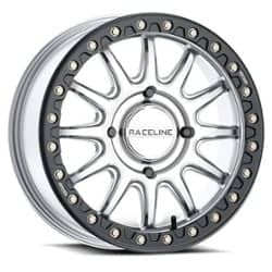 Raceline A14SB Alpha Beadlock 17x7 5x114.3 40 ET 68 CB Silver Black