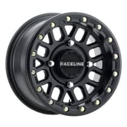 Raceline A93B Podium Beadlock 14x7 4x137 38 ET 110.2 CB Black True Beadlock