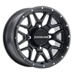 Raceline A94B Krank 14x7 4x137 38 ET 110.2 CB Black Simulated Beadlock