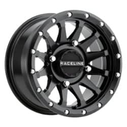 Raceline A95B Trophy 14x7 4x137 38 ET 132.5 CB Black Simulated Beadlock