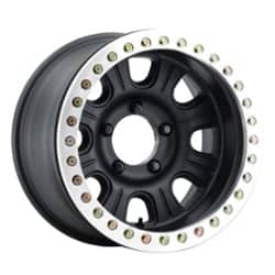 Raceline RT231 Monster RT 17x8.5 8x165.1 0 ET 130.8 CB Black/Machined Ring True Beadlock