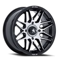 MSA Offroad Radar UTV 14x7 4x137 -47 ET 96.0 CB Gloss Black